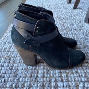 Rag & Bone Black Hallow Boot Size 38.5